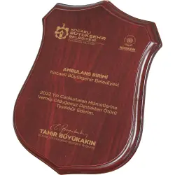 BK-75 Ahşap Plaket - 1
