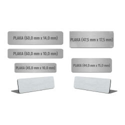 Metal Plaka-6010 Uni Metal Plaka - 