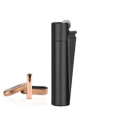 MT-106 Siyah Clipper Metal Siboplu Çakmak - 